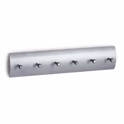 ZELLER-PRESENT Stainless Steel Key Hook Rack with 5 Hooks