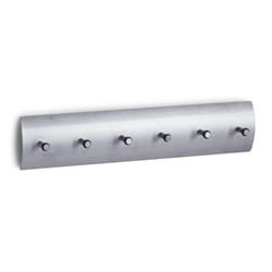 ZELLER-PRESENT Stainless Steel Key Hook Rack with 5 Hooks