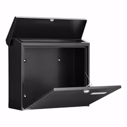 BURG-WÄCHTER Comfort 913 S mailbox Black Wall-mounted mailbox Steel