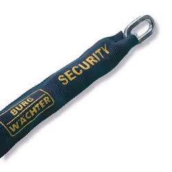 BURG-WÄCHTER GKM 10/200, Chain lock, Black, Yellow, Steel, Nylon, Hardened steel, 1.3 cm