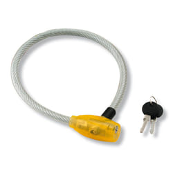 BURG-WÄCHTER 330 65 Fun Black, Transparent, Yellow 650 mm Cable lock