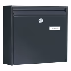BURG-WÄCHTER Potsdam 877 ANT mailbox Anthracite Wall-mounted mailbox Steel