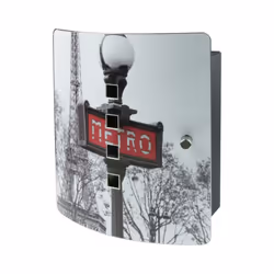 BURG-WÄCHTER 6204/10 NI PARIS METRO, Key case, Multicolour, Stainless steel, Rectangle, 210 mm, 240 mm