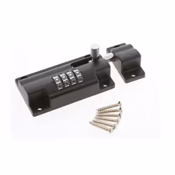 BURG-WÄCHTER RS 110, Latch, Black, 112 mm, 50 mm