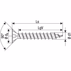 Spax Universal Screw, 1081020300303