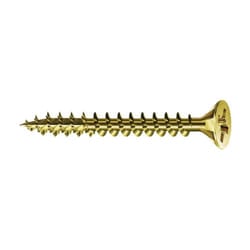 Pozi Countersunk Wood Screw Zinc - Yellow 3.5MM X 35MM (Box-200)