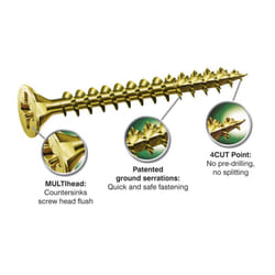 Spax Woodscrews With Yellox Coating Box 100 5.0mm x 100mm [1081020501003]