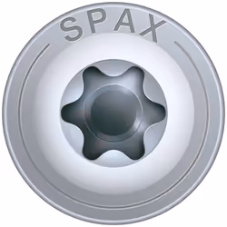 Spax wood screw 8.0ÃÂ x 220 mm, pack of 50, T-Star plus, flat head, partial thread, 4Cut, WIROX A3J, 251010802205