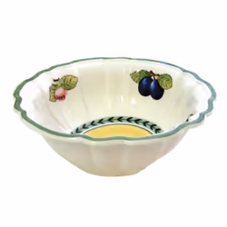 French Garden Fleurence Rice Bowl by Villeroy & Boch - 20 Ounces  White