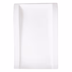 Villeroy & Boch New Wave Large Rectangular Dinner Plate, 155 x 975 in, White
