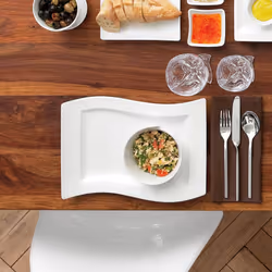 Villeroy & Boch New Wave Small Round Porcelain Rice Bowl, 155 oz, White
