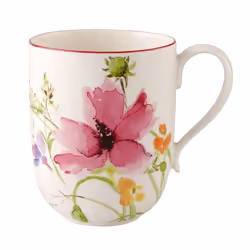 Villeroy & Boch Mariefleur Basic latte macchiato mug, Single, 0.45 L, Multicolour, Porcelain, Latte macchiato, 1 pc(s)