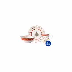 Villeroy & Boch Toys Delight Breakfast Dinnerware for 2, White, Set of 6