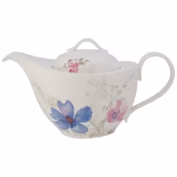 Villeroy & Boch Mariefleur Gris Basic, Single teapot, 1200 ml, Multicolour, Porcelain, Mariefleur Gris Basic, 820 g