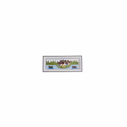 Design Naif Gifts Rectangular Bowl, Premium Porcelain, White/Colourful, 23, 6 x 9, 7 cm