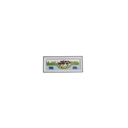 Design Naif Gifts Rectangular Bowl, Premium Porcelain, White/Colourful, 23, 6 x 9, 7 cm