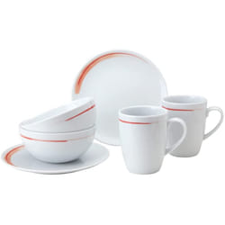 Vivo Fresh Peach Porcelain Breakfast Set 6 Pieces by Villeroy and Boch