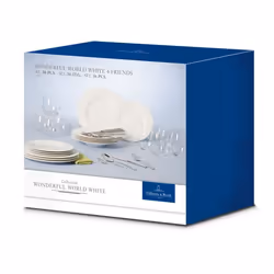 Villeroy & Boch Wonderful World White 4 Friends 36 tableware set 36 pc(s) Porcelain