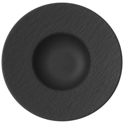 Villeroy & Boch Manufacture Rock Pasta plate Round Porcelain Black 1 pc(s)