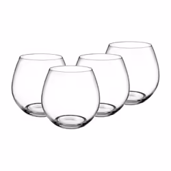 Villeroy & Boch Entree Juice Stemless Set of 4  Clear