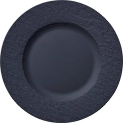 Villeroy & Boch Manufacture Rock Dinner plate Round Porcelain Black 6 pc(s)