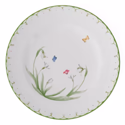 Villeroy & Boch Spring Buffet Plate  12.5 in  White/Colored