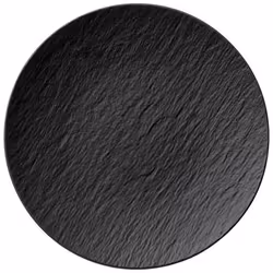 Villeroy & Boch 1042392630, Soup plate, Round, Porcelain, Black, 25 cm, 600 g
