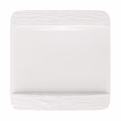 Villeroy & Boch Rock, Dinner plate, Rectangular, Porcelain, White, 280 mm, 280 mm