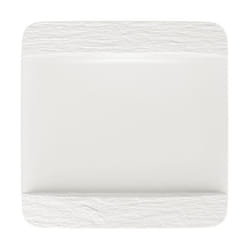 Villeroy & Boch Rock Dinner plate Rectangular Porcelain White 1 pc(s)