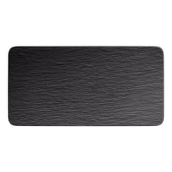 Villeroy & Boch Rock Porcelain Black Rectangular Slate plate