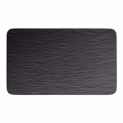 Villeroy & Boch Rock, Slate plate, Porcelain, Black, Rectangular, 280 mm, 170 mm
