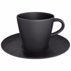 Villeroy & Boch Rock, Single, Black, Porcelain, Coffee, 2 pc(s), 396 g