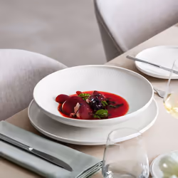Villeroy & Boch Afina Soup plate Round Porcelain White 1 pc(s)