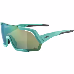 Alpina Sports ROCKET Q-LITE, Running glasses, Full rim, Turquoise, Plastic, Turquoise, Plastic