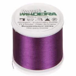 Madeira 9840 1122, Sewing machine, Purpure, Rayon, 200 m