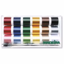 Madeira Clear Box Polyneon, Sewing machine, Multi, Polyester, 200 m