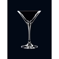 Nachtmann Vivendi Collection  Martini Glasses  Cocktail Drinking Glass  Made of Crystal Glass  Clear  6.88 oz  Set of 4  Straight Stemmed  Classic Des
