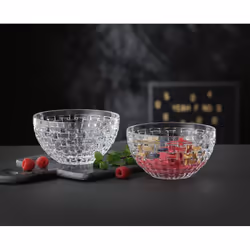 Nachtmann Bossa Nova Dessert bowl 0.75 L Oval Glass Transparent 2 pc(s)