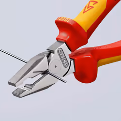 KNIPEX High Leverage Combination Pliers 1000V-insulated (225 mm) 02 06 225 - Additional view 5