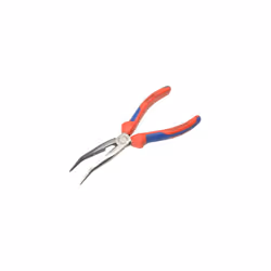 Knipex 26 22 200 SB Bent Snipe Nose Side Cutting Pliers Multi-Component Grip 200mm (8in)