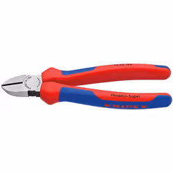 Knipex 70 02 180 SB Diagonal Cutters Comfort Multi-Component Grip 180mm (7in)