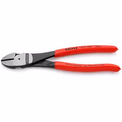 Knipex 74 01 200 SB, Hand cable cutter, Red, Black, Stainless steel, 4.2 mm, DIN ISO 5749, 200 mm