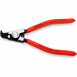 KNIPEX 46 21 A11 SB Circlip Pliers for external circlips on shafts black atramentized plastic coated 125 mm (Blister Packed)