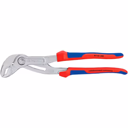 Knipex 87 05 300, Tongue-and-groove pliers, 7 cm, 6 cm, Chromium-vanadium steel, Blue, Red, 300 mm