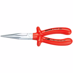 Knipex 26 17 200, End-cutting pliers, Chromium-vanadium steel, Plastic, Red, 200 mm, 212 g