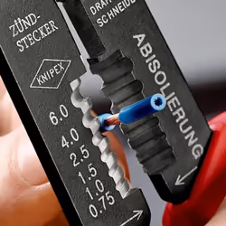 Knipex 97 21 215 B Crimping tool Black, Blue, Red - Additional view 6
