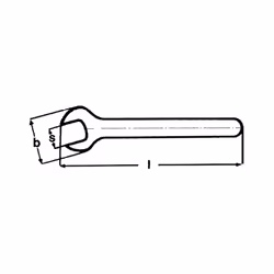 Open-end wrench 98 00 17