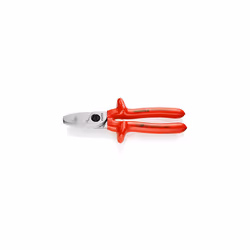 Cable Shears with twin cutting edge chrome-plated, with dipped insulation, VDE-tested 200 mm 95 17 200