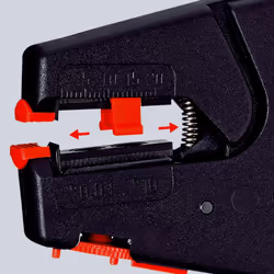 Knipex 12 40 200 SB cable stripper Black