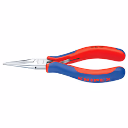 Knipex 35 62 145, Needle-nose pliers, Steel, Plastic, Blue, Red, 145 mm, 103 g